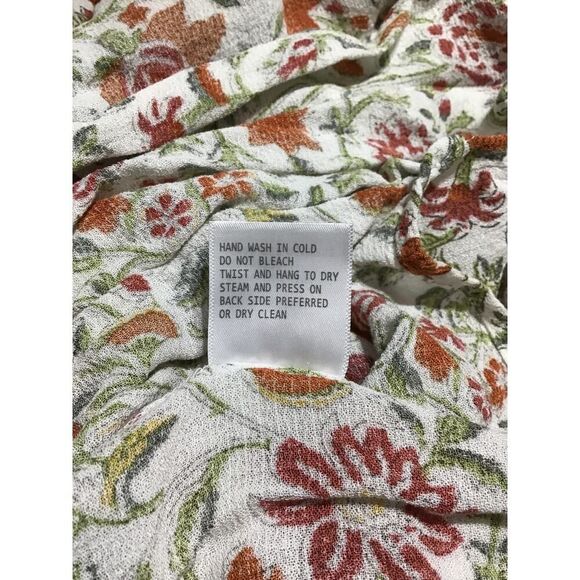 Rachel Zoe Beige Orange Flutter Sleeve Sheath Dress SM - Picture 7 of 7